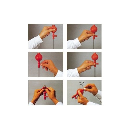 Bola de goma para pipetas