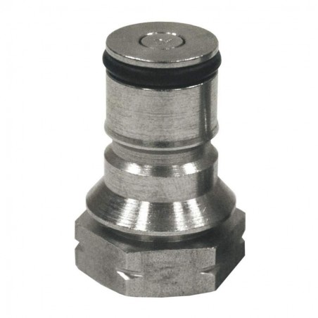 Valvula acero inox. entrada gas para barril cornelius