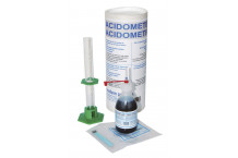 Kit para medir la acidez de vinos.