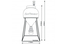 FASTFERMENT 11 LITROS. FERMENTADOR CILINDROCONICO DE PLASTICO