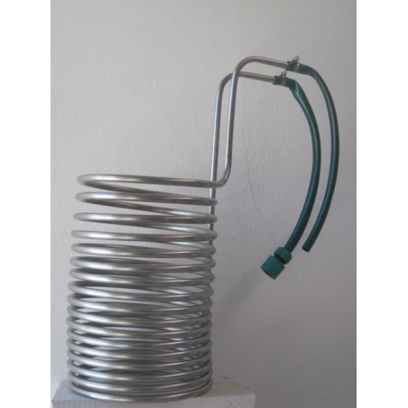 Serpentin de enfriado de acero inoxidable. 50 litros