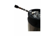 Válvula de regulacion de presion ajustable con adaptador a manguera de 3/8"