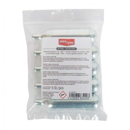 Cartuchos de Oxido Nitroso - 5 ud.