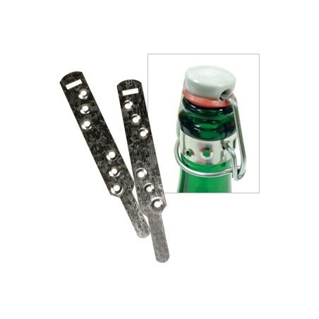 Bandas metalicas adaptadoras para tapon ceramico 10 uds.