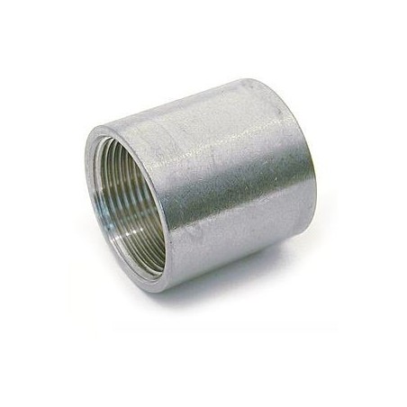 Manguito de inoxidable 1/2" H-H